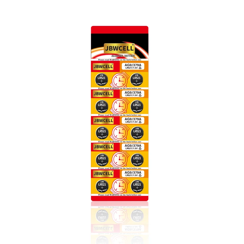1.5V AG Series Button Cell Battery LR521 Ag0 For Watch
