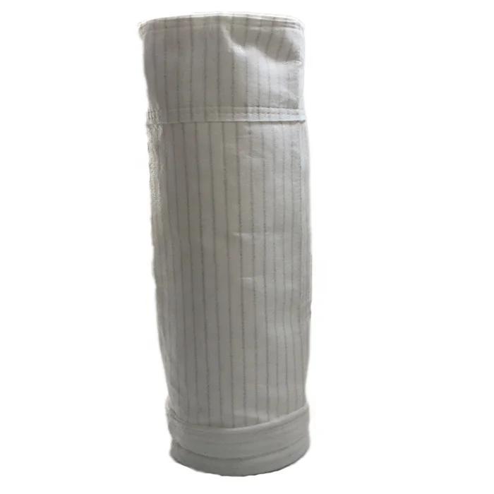 Suppliers Polyester Dust Collector and Electricity Anti-static Industrial Filter Bag Chinese Pocket Filter Non-wowen Bag Roll PE
