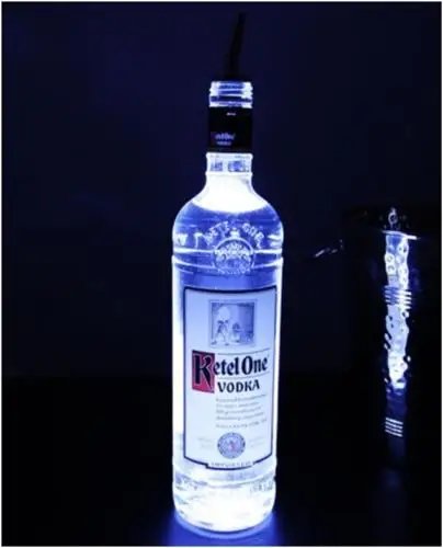 Bar Lighting Ideas LED Sticker for beer vodka Bottle