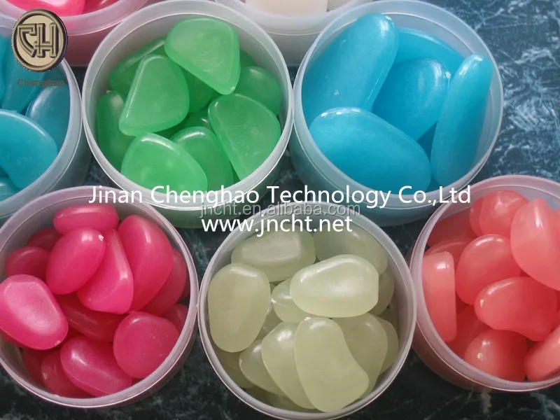 
glow in the dark garden pebble stone 