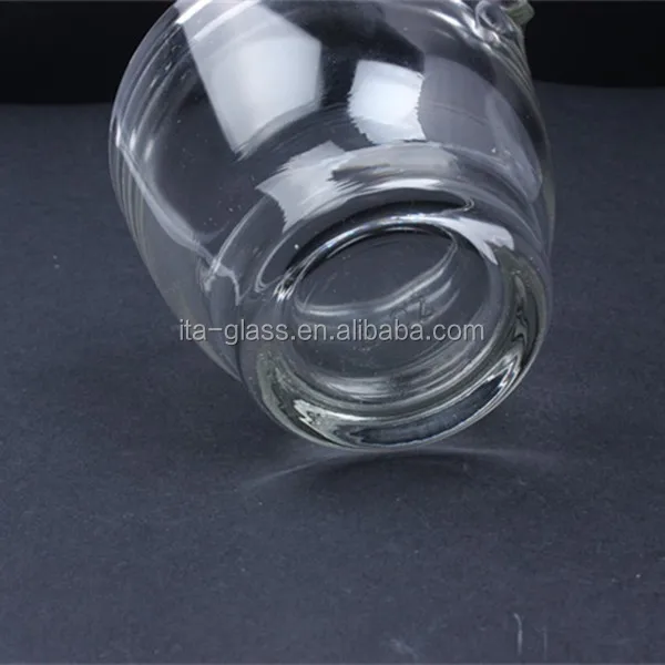 China factory customer design 2OZ mini soda-lime glass mortar and pestle