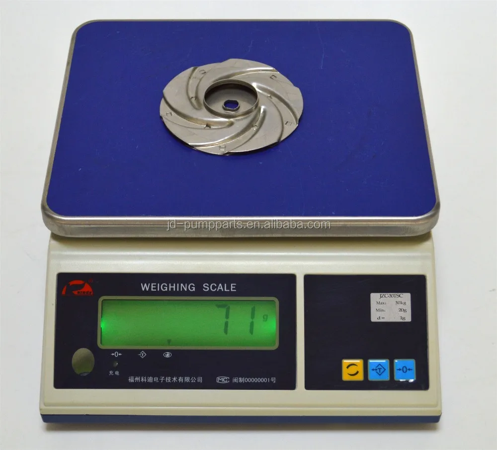 
Stainless steel welding open type impellers 