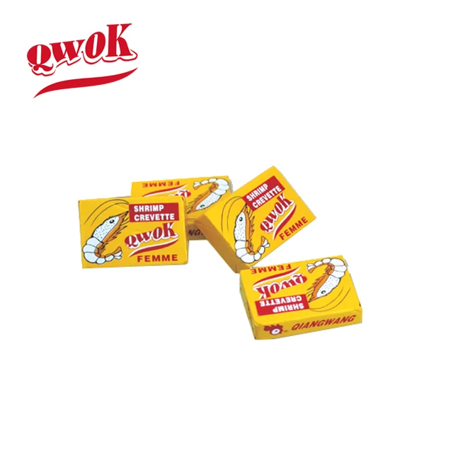 QWOK HALAL раки кревета Бульонные Кубики креветки ПРИПРАВА КУБИК