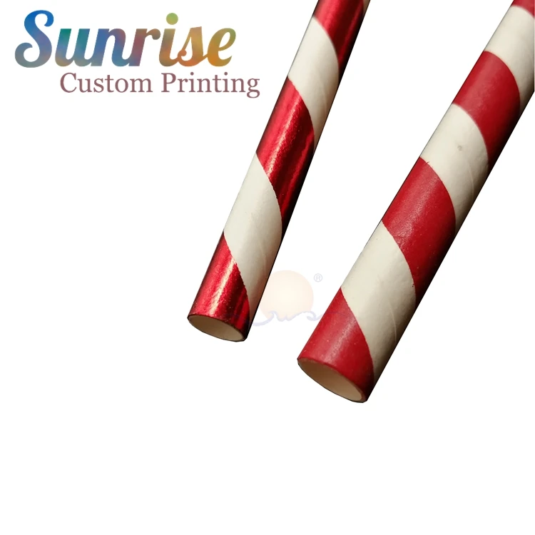 Wholesale Colorful Paper Coffee Cups Straw Food Grade Material Plastic Straw