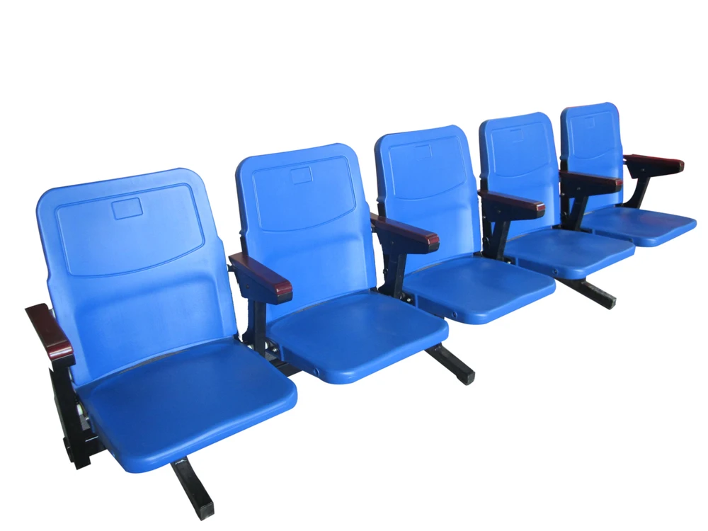 Flip up spector chair seating blow modling plastic seat chair BLM-6211