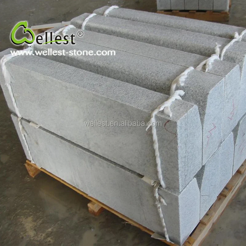 
Wholesale G603 Lunar Pearl Granite Curb Stone for Paving Road Edge 
