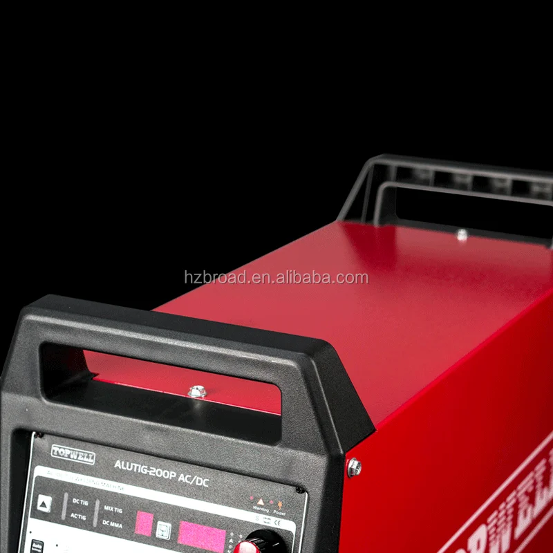 250A импульсный ac/dc/mix TIG сварочный аппарат TOPWELL ALUTIG-250HD для DIY