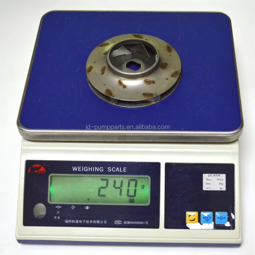 
Stainless steel pump impeller for 20T multistage pump with laser repair welding 