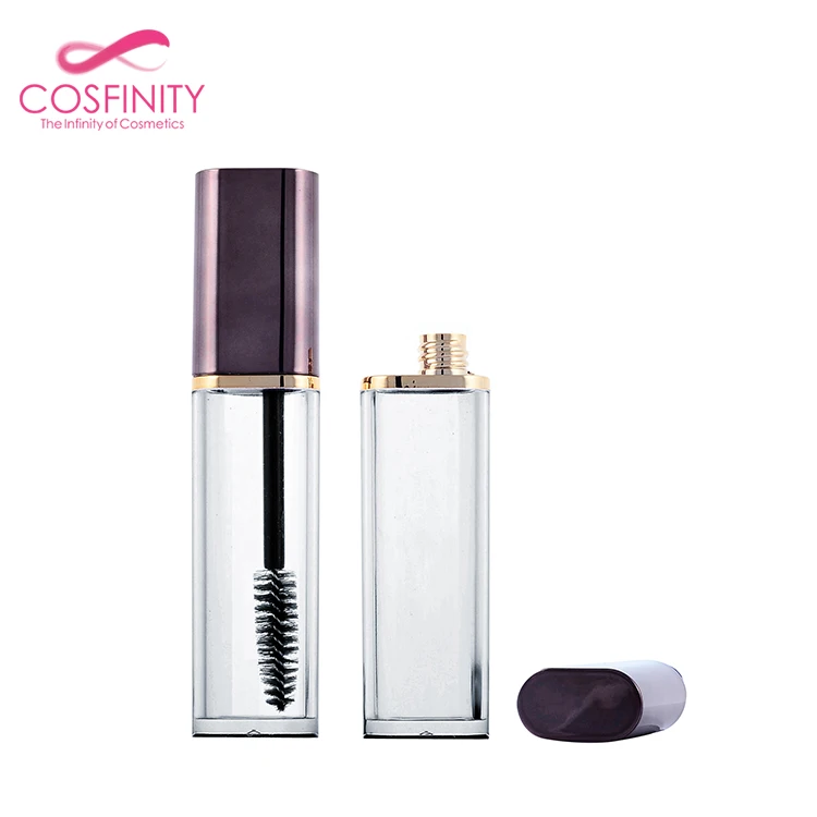 
China make your own logo glitter lipgloss containers liquid lipstick bottle silver plastic lipgloss tube 