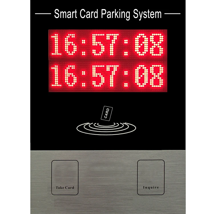 parking lot solutions card dispenser and ticket dispenser car parking system