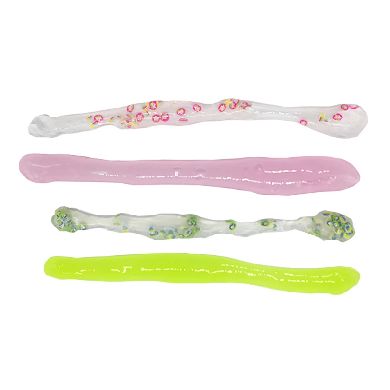 5cm Capsule Coloring Soft Unicorn Double Crystal Putty Slime Jelly Toy for Kids