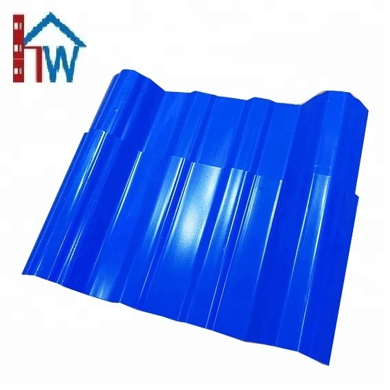 
Non asbestos waterproof corrugated plastic PVC roofing sheet building material 