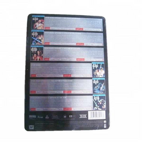 Металлический жестяной чехол для CD/DVD