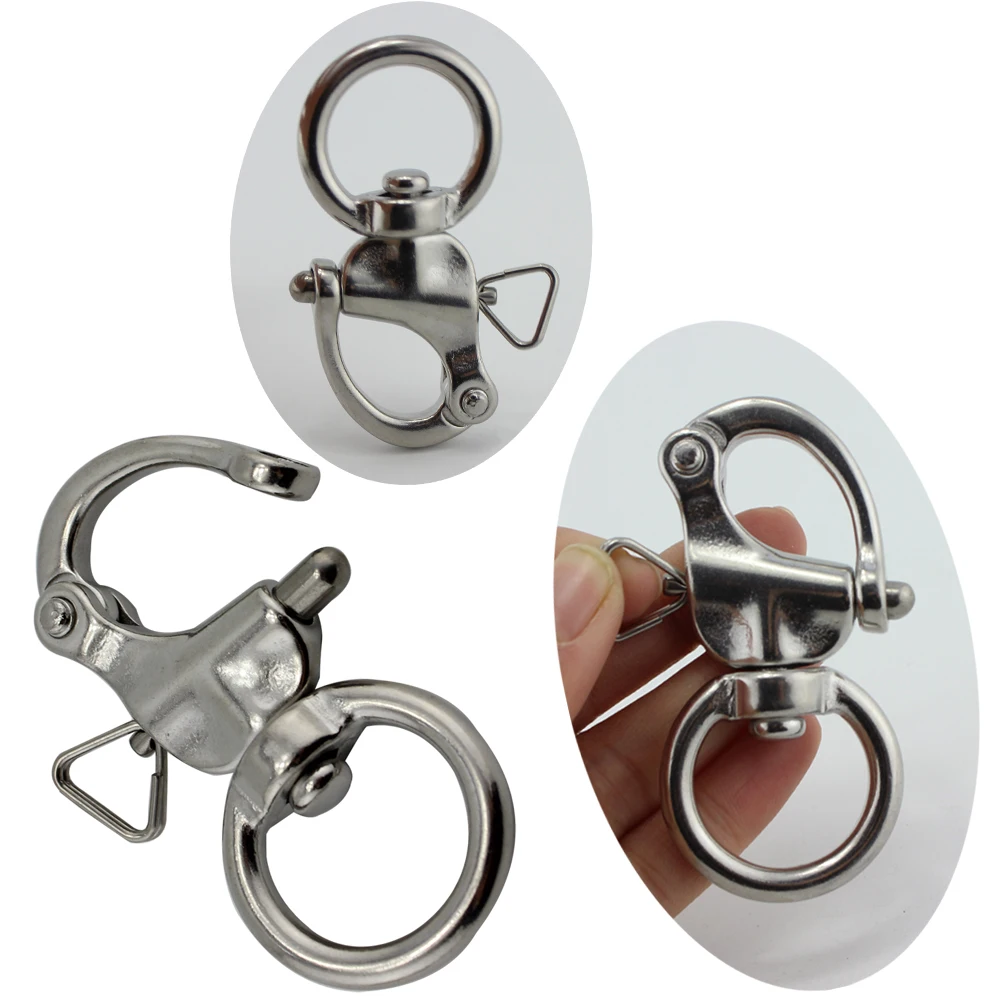 Нержавеющая Морская Лодка круглое кольцо быстроразъемные поворотные скобы