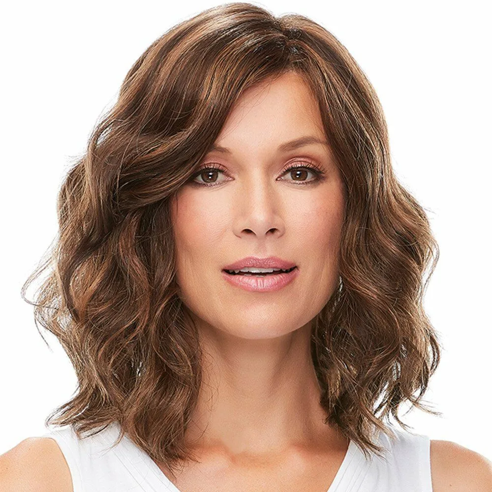 Virgin Human Hair Monofilament Lace Front Wig Brazilian Hair Remy Hair