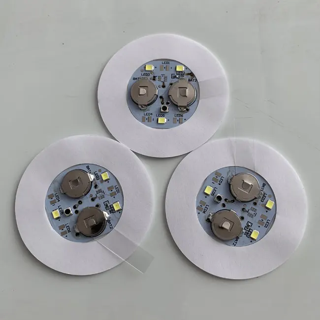 Stick Night Glow Led Bottle Light With Adhesive Sticker/Five colors led base glorifier