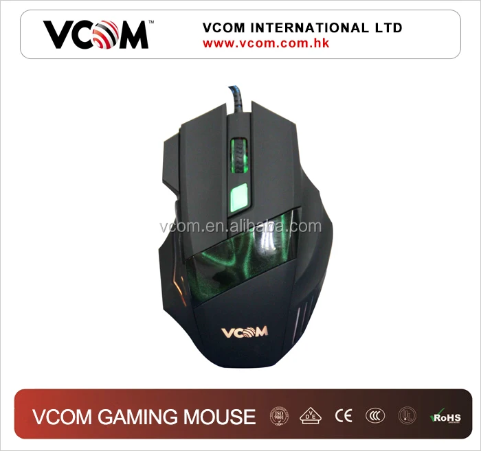 Портативных ПК Регулируемый 3200 ТОЧЕК/ДЮЙМ 7D USB 7 Цветов LED Gaming Проводная Мышь для Gamer