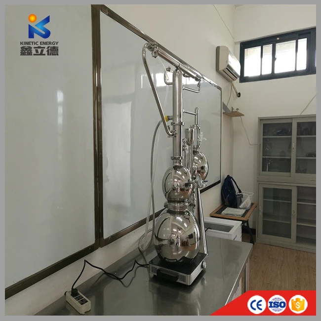essential oil Vacuum distillation helichrysum italicum essential oil distiller/hemp oil cdb extractor