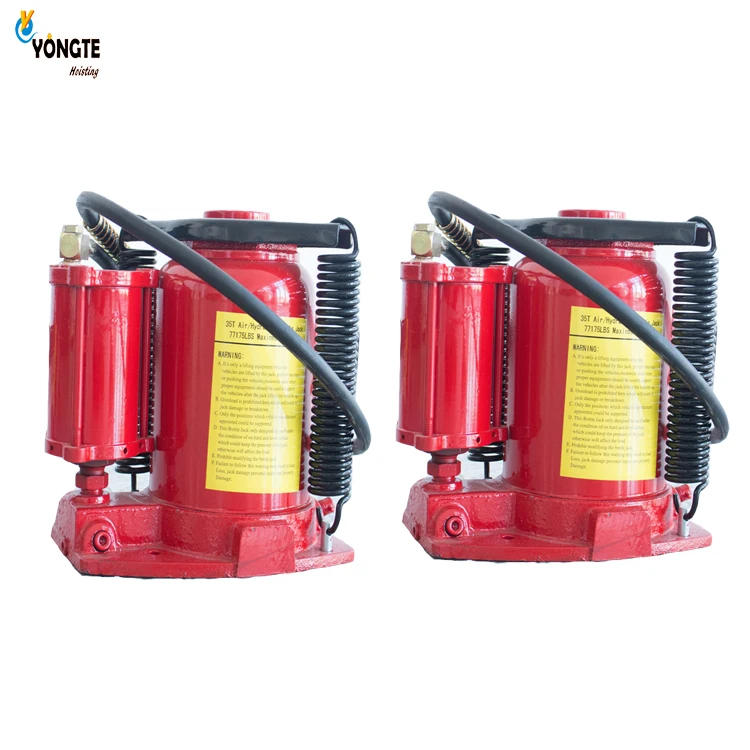 Красный цвет, 30 тонн, воздушный гидравлический домкрат для бутылок