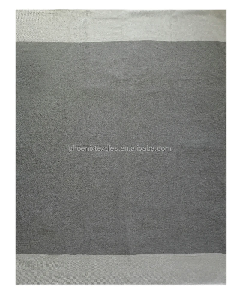 plaid weighted 100% wool merino blankets for winter