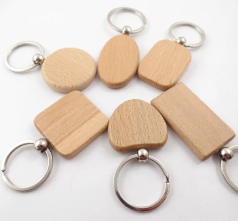 Earth protect  carving custom  wooden keychain   MOQ 200pcs ready to ship without logo