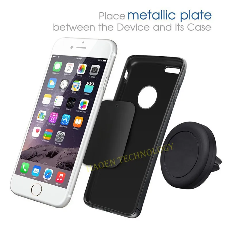 
Hot Selling Car Mount Magnetic Car Air Vent Mount for Universal Cell Phone Holder Wholesale! 