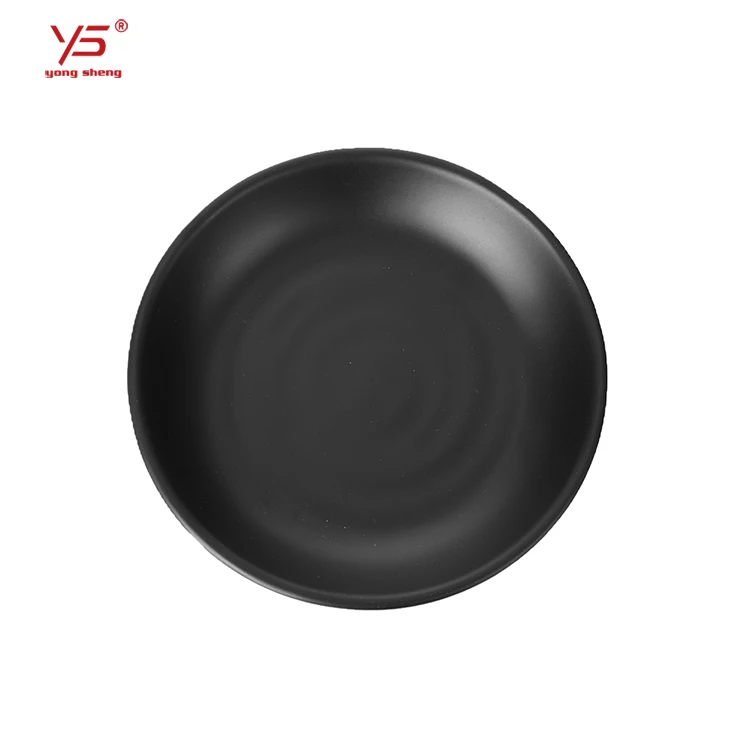 Trade assurance 100% melamine frosted cheffing dishes for restaurant