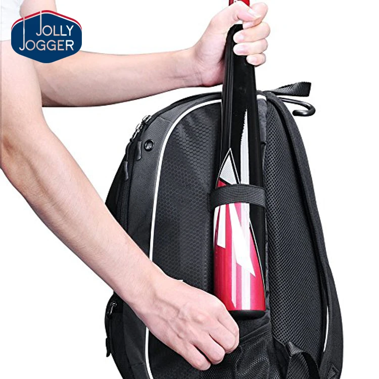 Travel Softball Equipment Baseball Backpack With Two Baseball Pat Pocket Pack Bag