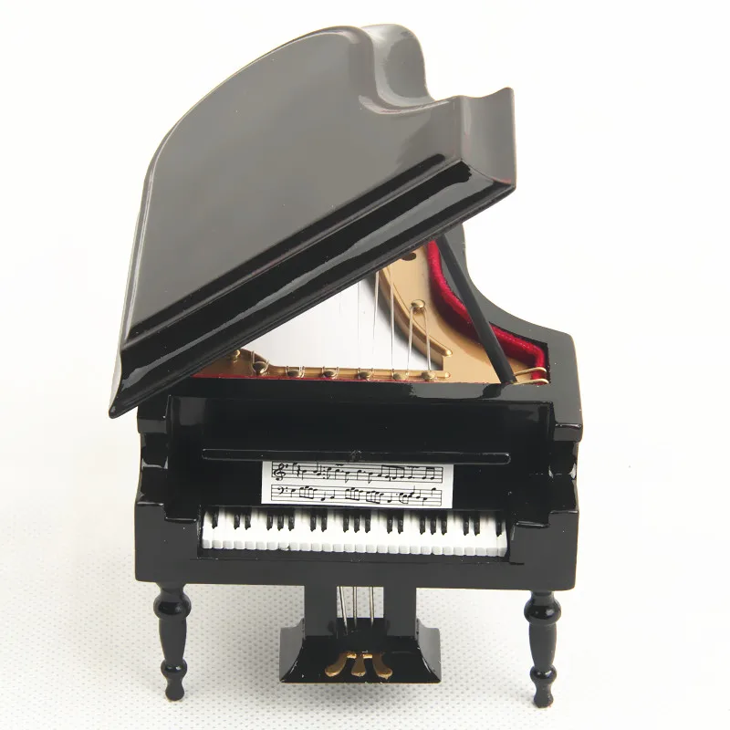mini grand piano model craft  mini model birthday gift mini piano music box piano