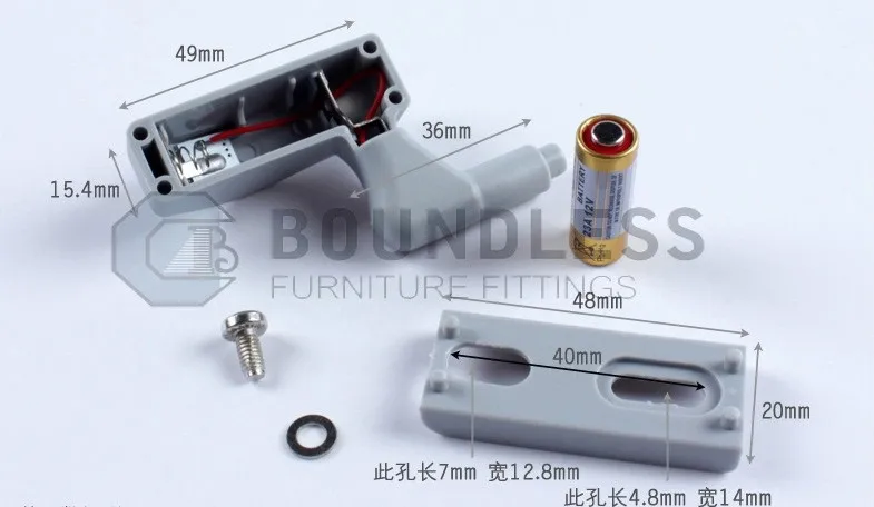 hydraulic furniture hinge with LED hinge light