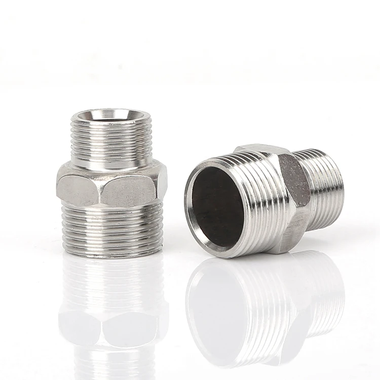 
stainless steel 201 304 pipe fitting SUS male threads reduced joint water plumbing pipe reducing fitting 