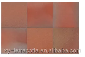 Cheap price exterior outdoor red clay floor tiles