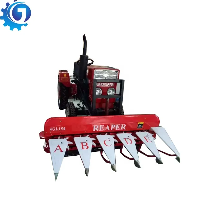 Mini green bean harvester small wheat harvester forage harvester for sale reaper