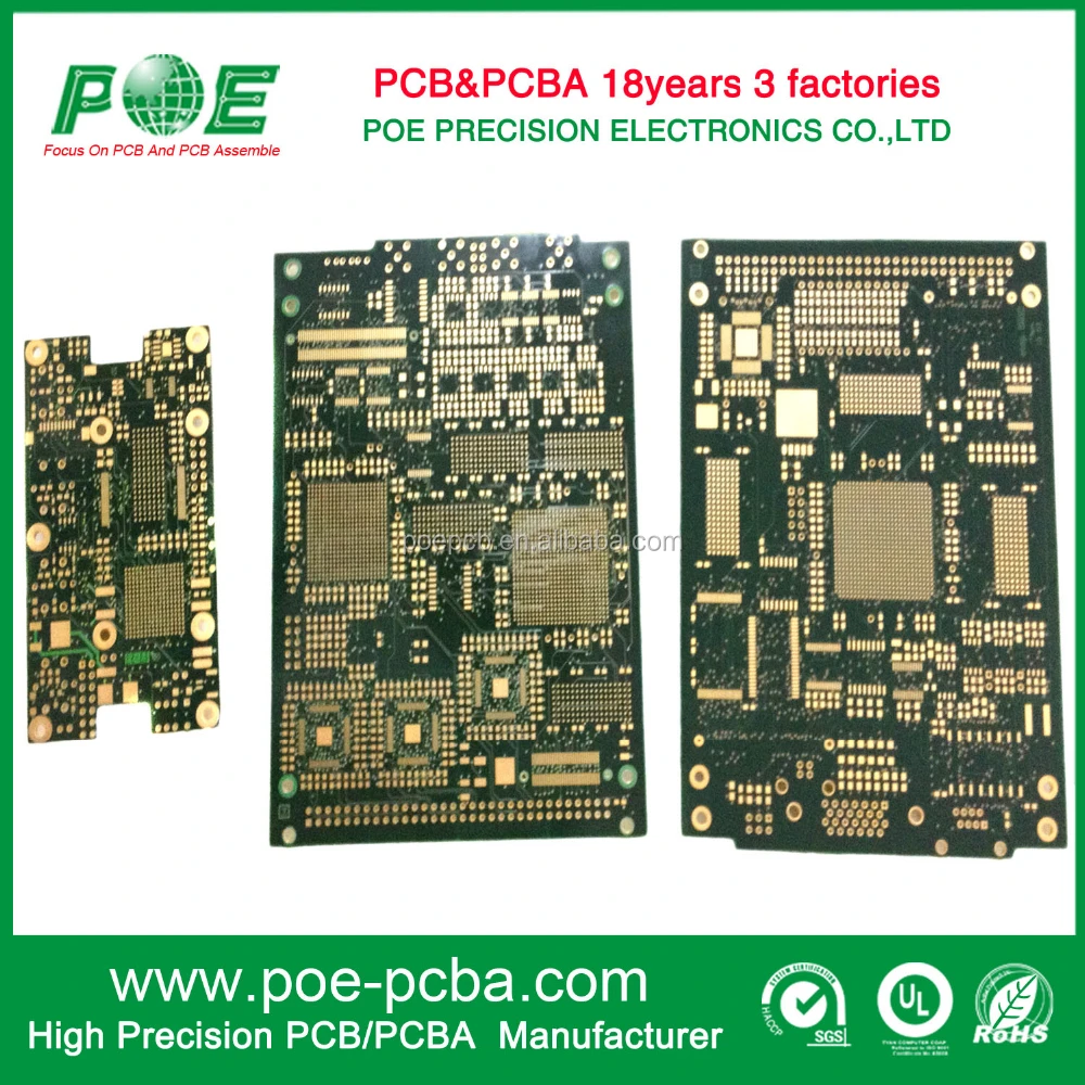 6 layer aircraft PCB recorder electronic circuit board test board
