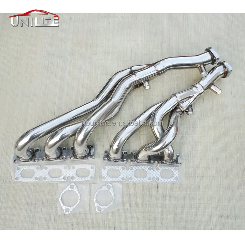 Performance racing Exhaust Manifold Headers FITS B MW E46 E39 Z3 2.5L 2.8L 3.0L L6
