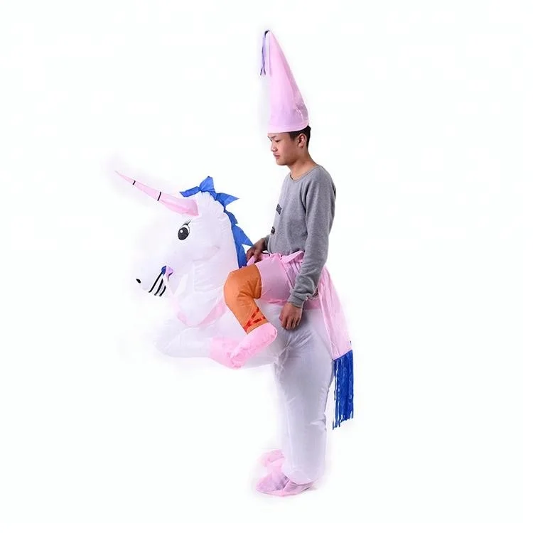 New design customized size mascot unicorn Inflatable costume for adult