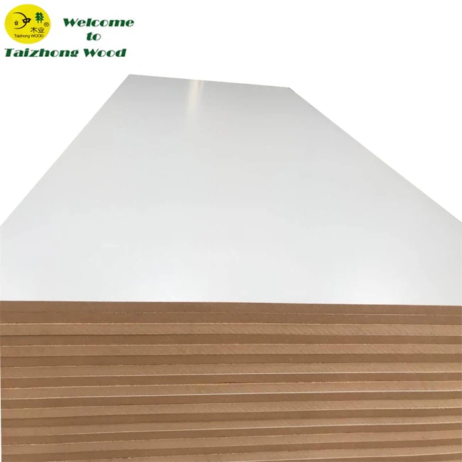 Light Grey Color Melamine MDF Board