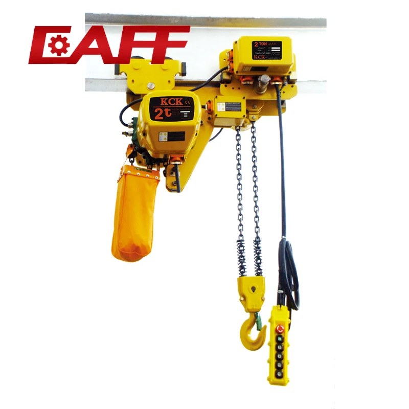 1T Китай Лучшая цена механическая Электрическая цепная таль с тележкой