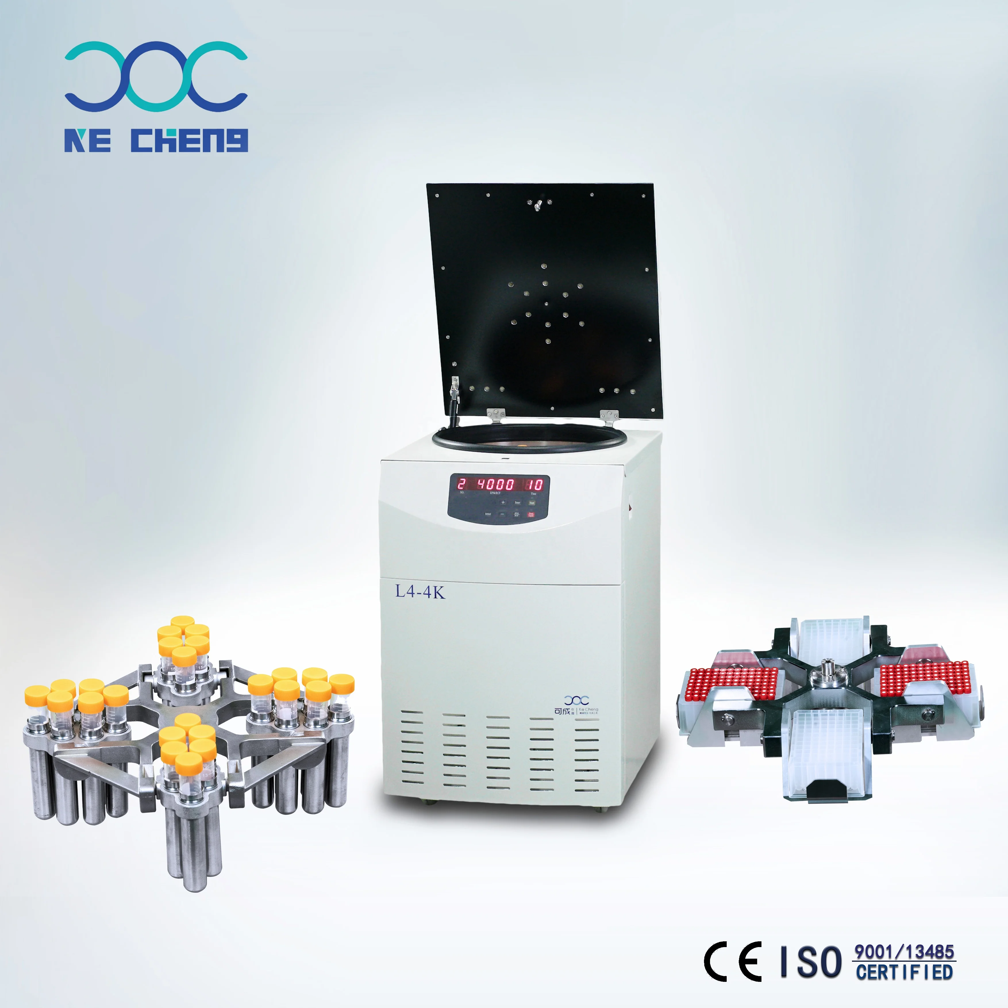 KECHENG CHINA large capacity 4*750ml Less Noisily Widely Used Machine Blood Centrifuge for hospital