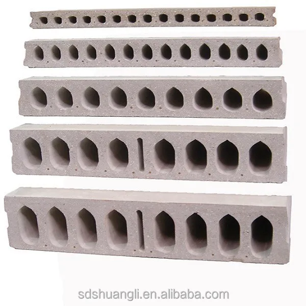 prefab building precast concrete hollowcore slab making machine prices