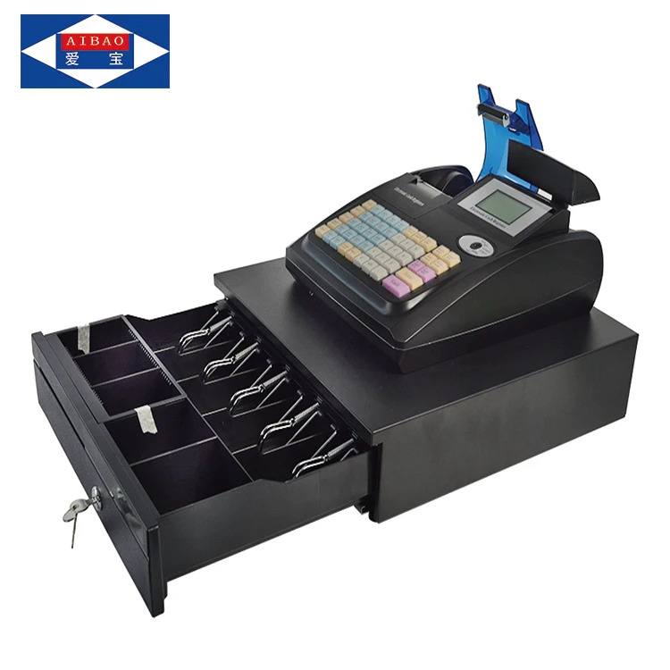 USB/COM/U-disk portable retail shop electronic cash regisger ECR with 58mm printer