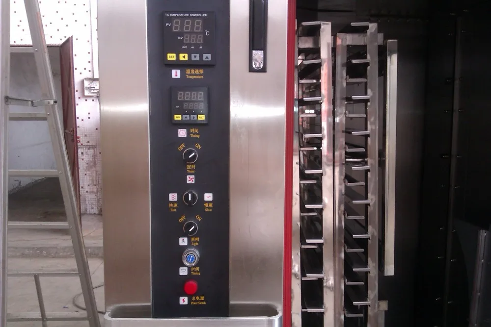 YOSLON 32 trays Gas Customizable Food Oven Convection Oven Bakery Machine Rotary Oven