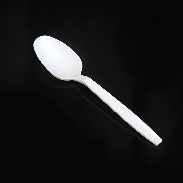Customized Reusable Plastic Spoons Eco Friendly Heavy Duty Plastic Spoons