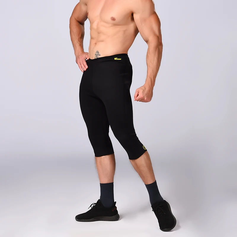 Hot product men body shaper lose weight shapewear yoga slimming thigh trimmer sweat shorts