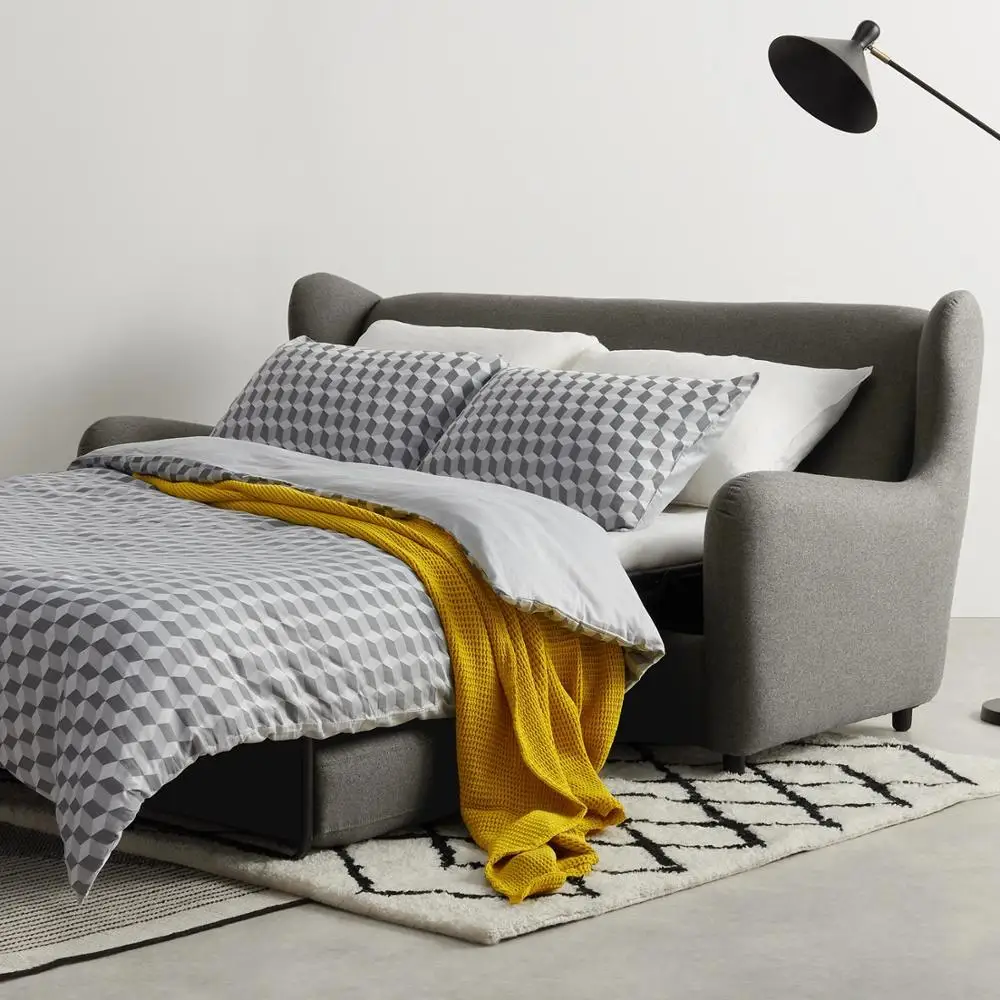 Living Room Furniture  Modern Sectional Leisure Fabric Sofa Bed