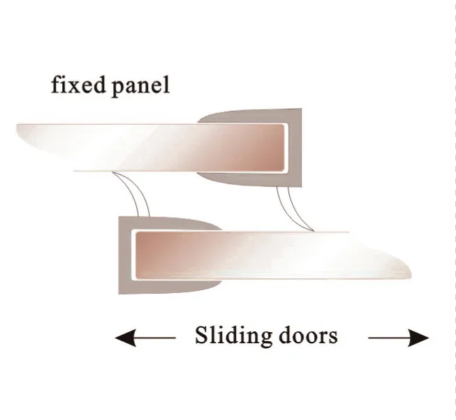 Plastic Enclosure Shower Door Hinges Glass Fitting