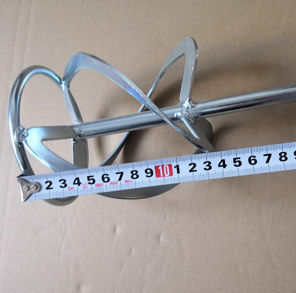 Heavy-duty paint mixer/ zinc-plated paint mixer with plastic paddles, paint stirrer, hand tools JL-002