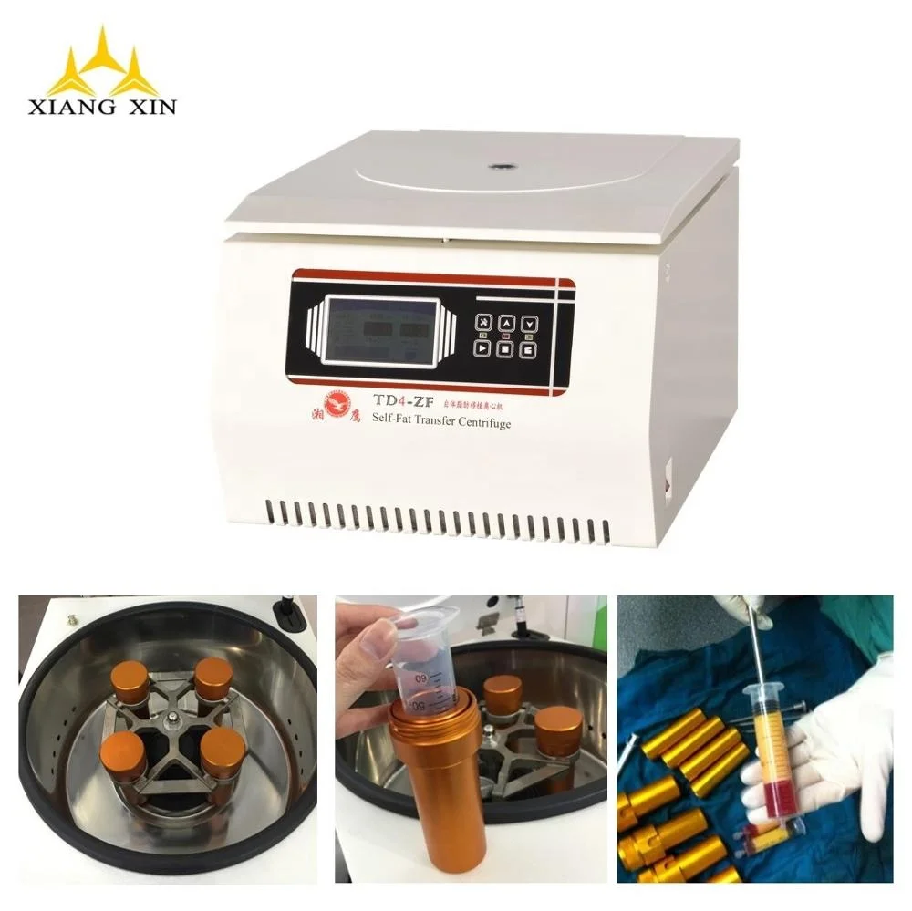 advance sealed caps syinges fat and blood plasma extract centrifuge TD4-MR