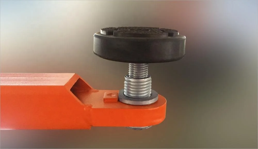 car accessories 6T 2 post car lift floor plate type with automatic lock release