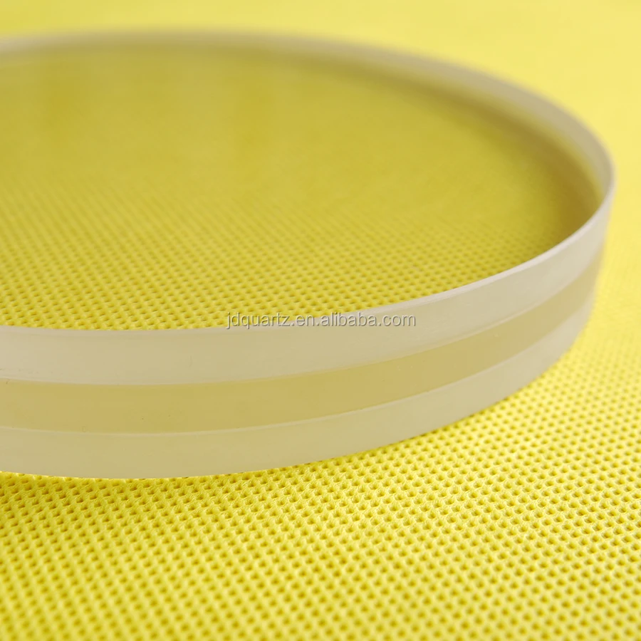 High Purity fused quartz disks Clear quartz glass disk quartz disc